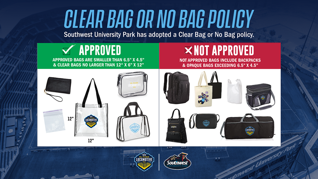 Clear Bag Policy - Miami FC