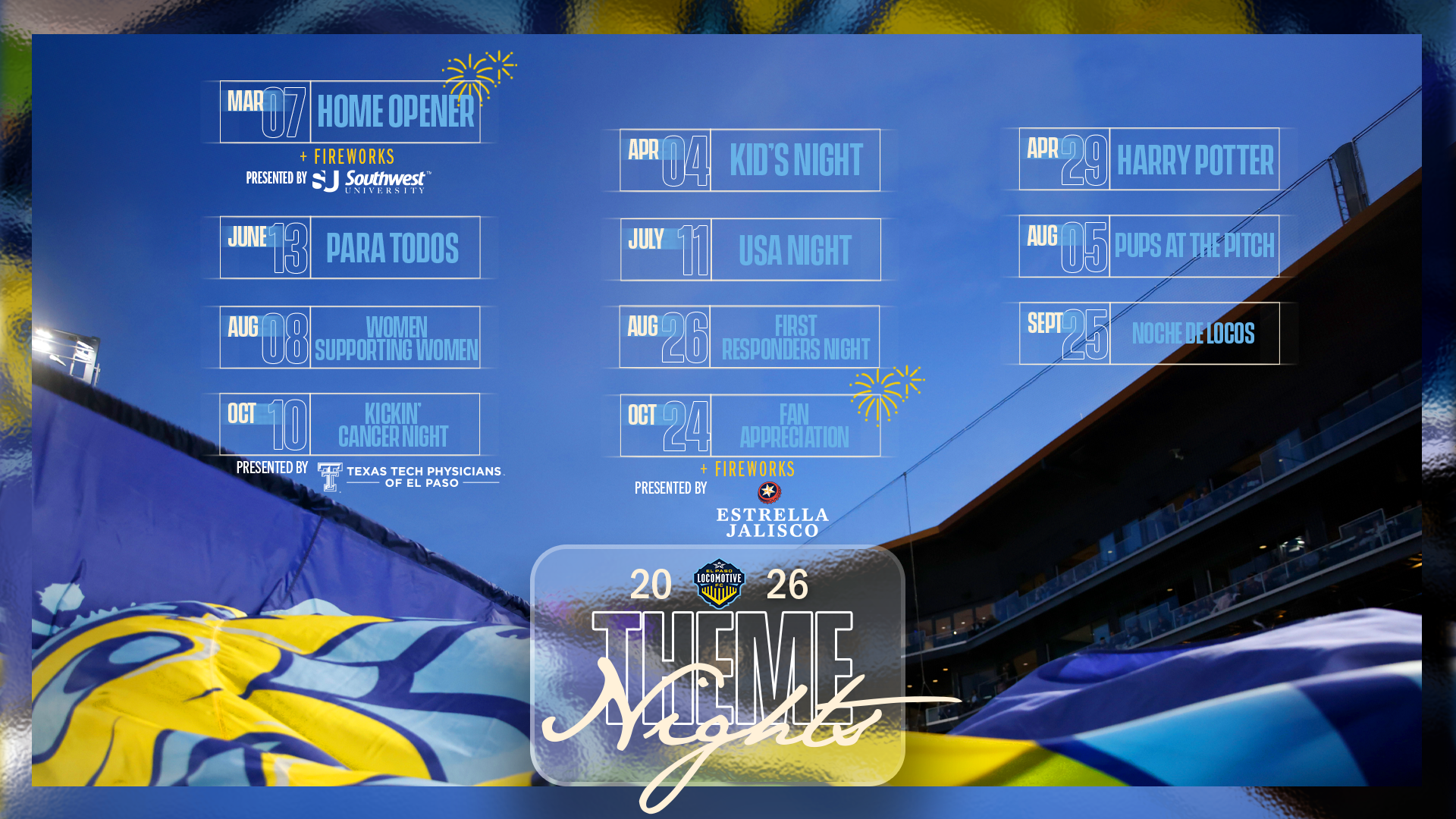El Paso Locomotive FC — USA Night + Bobblehead Giveaway